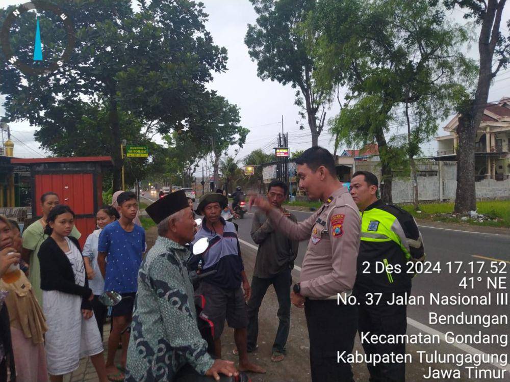 Polisi saat berada di lokasi kejadian. IDN Times/ istimewa