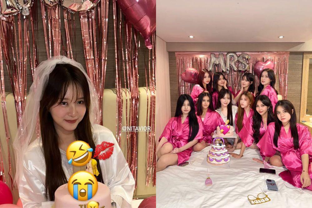 7 Potret Bridal Shower Nita Vior, Ada Meyden Hingga Chateez!