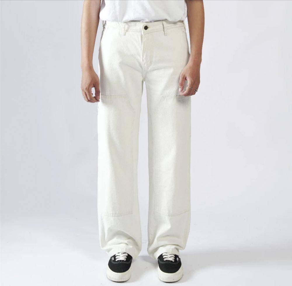 Amigos de Nîmes La Terre White V2 - Mod Carpenter Double Knee (shopee.co.id/Amigos de Nimes Official Shop)