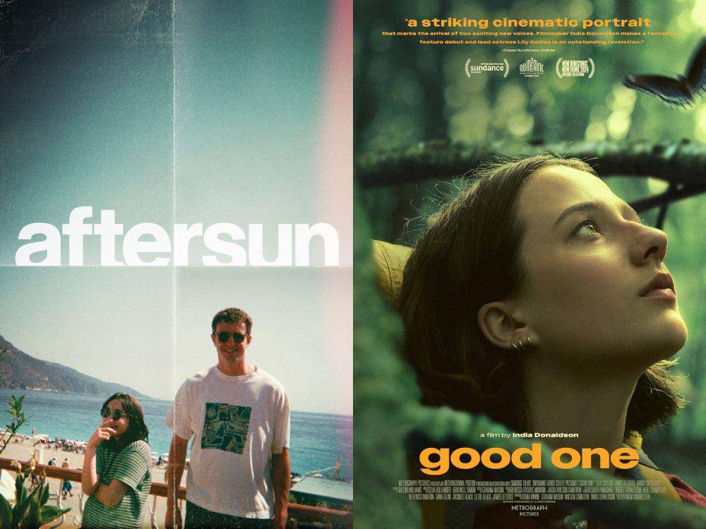 poster film Aftersun dan Good One (dok. MUBI/Aftersun | dok. KlikFilm/Good One)