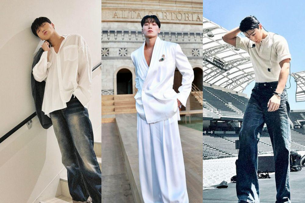 7 Inspirasi OOTD Nuansa Putih ala San ATEEZ, Classy Minimalis!