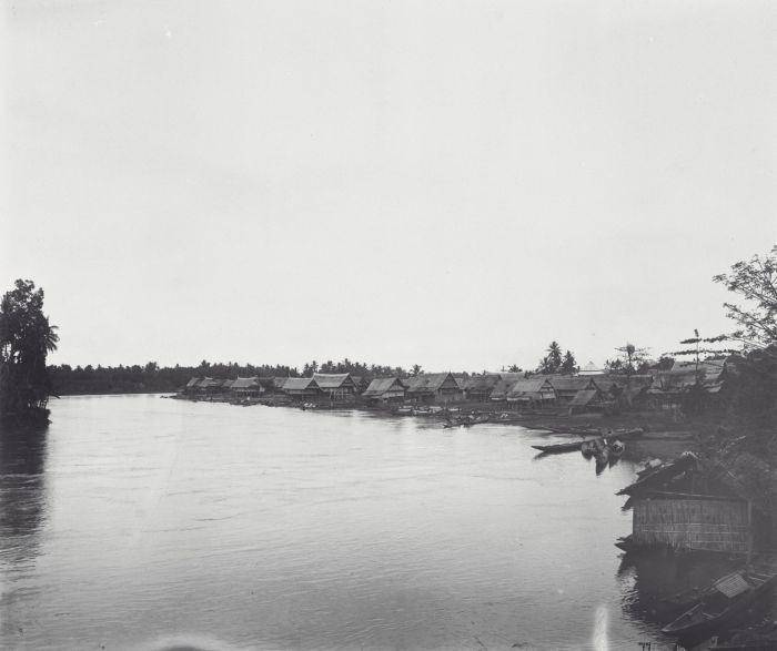 Ilustrasi suasana salah satu desa di Wajo, Sulawesi Selatan, antara tahun 1900 hingga 1940. (Collectie Wereldmuseum (v/h Tropenmuseum), part of the National Museum of World Cultures)