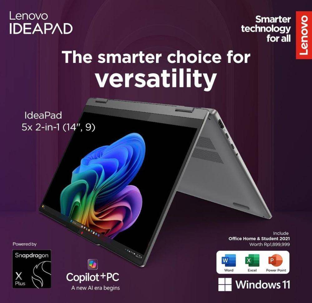 Lenovo IdeaPad 5x 2-in-1 (instagram.com/lenovoid)