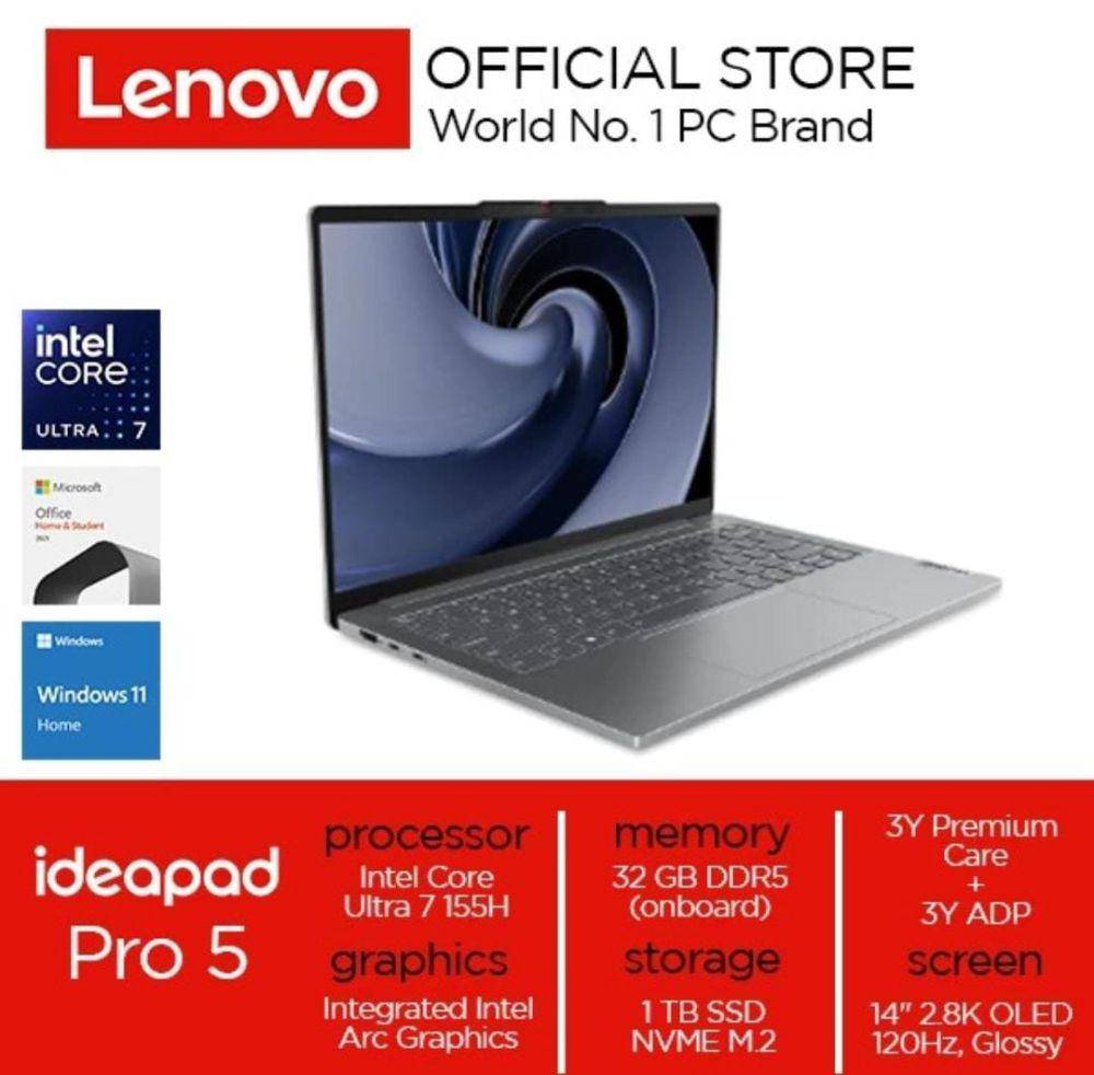 Lenovo IdeaPad Pro 5 (tokopedia.com/Lenovo Official)