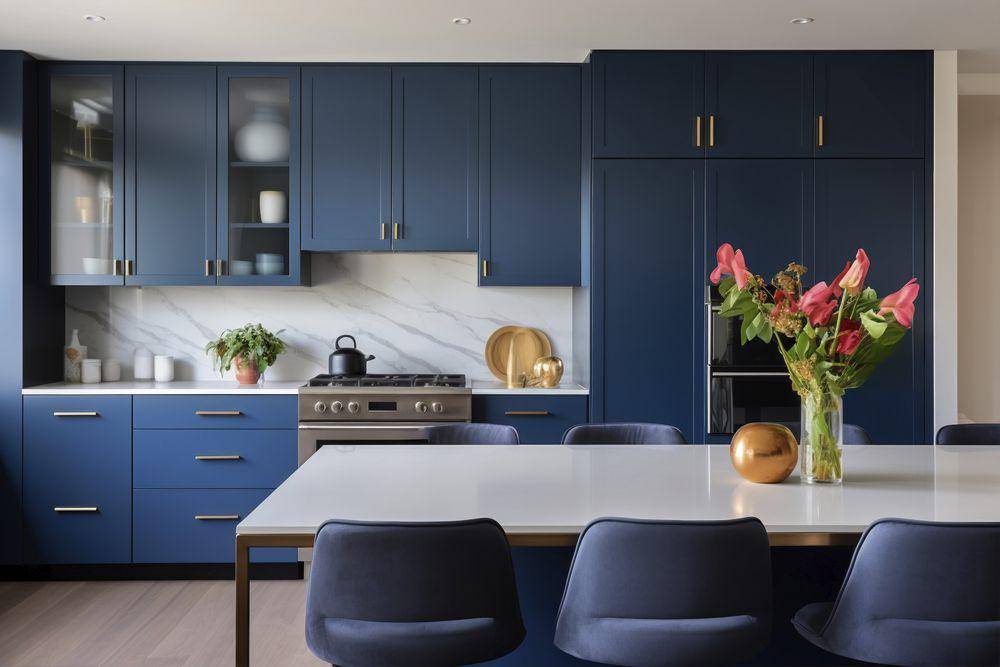 ilustrasi dapur biru tua (freepik.com)