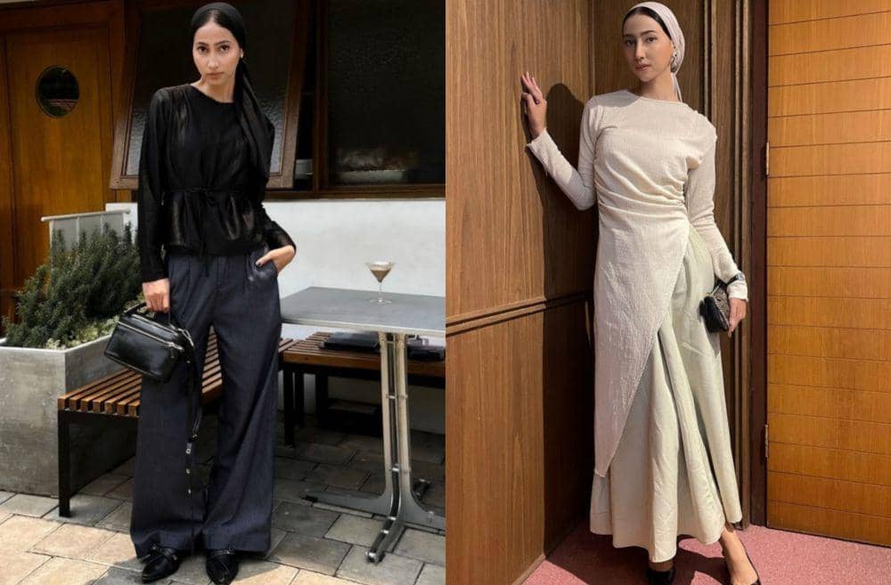 8 Ide OOTD Hijab Pakai Turban ala Fatimah Alaydrus, Stylish!