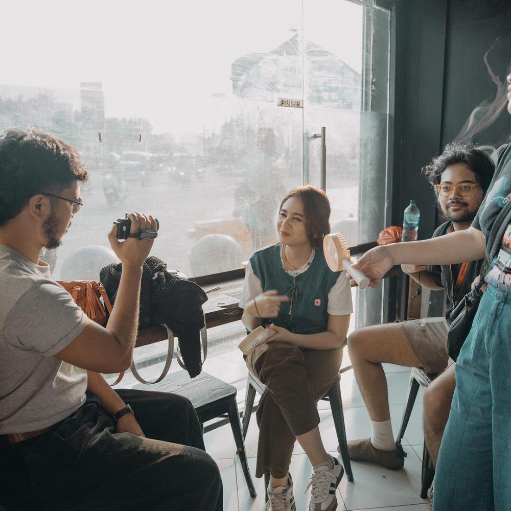 potret Tissa Biani syuting MV (instagram.com/tissabiani)