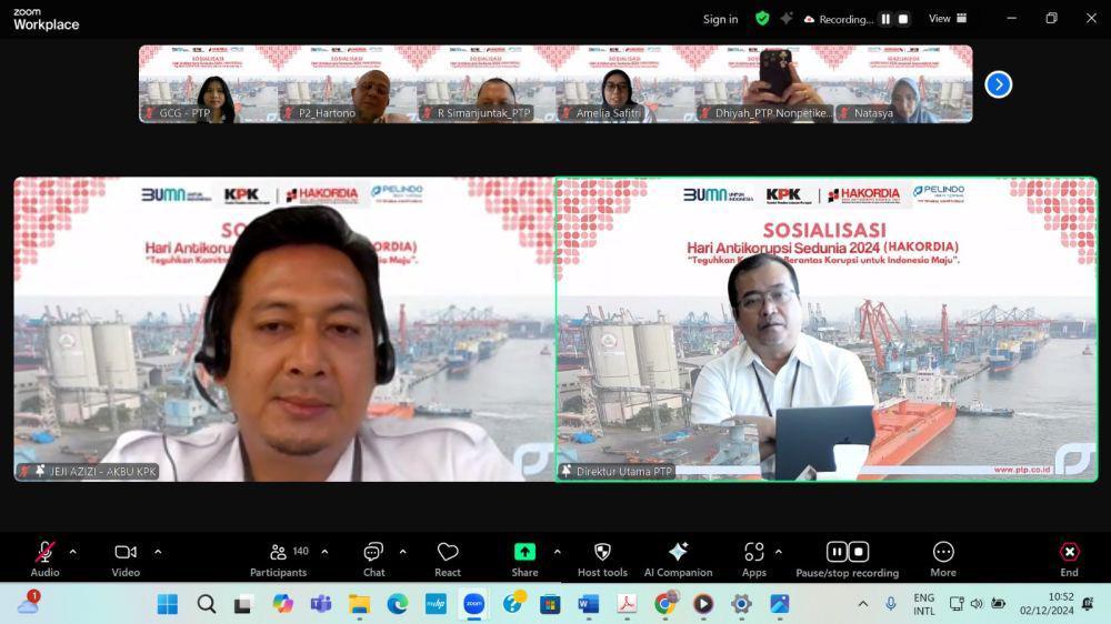 PTP Nonpetikemas Peringati Hari Antikorupsi se-Dunia 2024