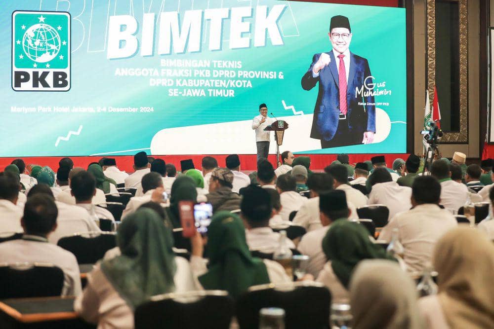 Ketua Umum PKB Abdul Muhaimin Iskandar alias Cak Imin buka bimtek se-Jatim. (dok. PKB)