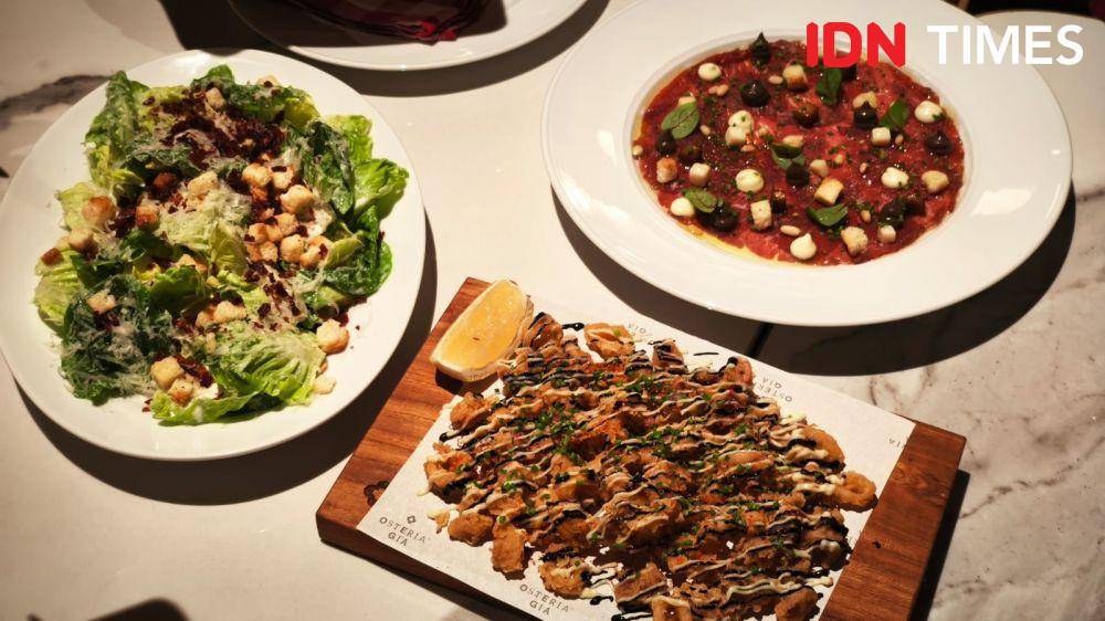 Potret menu appetizer, Osteria Gia Central Park, Jakarta (IDN Times/Dhiya Awlia Azzahra)