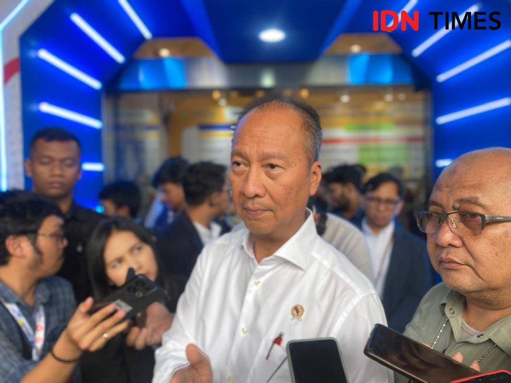 Menteri Perindustrian RI, Agus Gumiwang. (IDN Times/Khusnul Hasana)