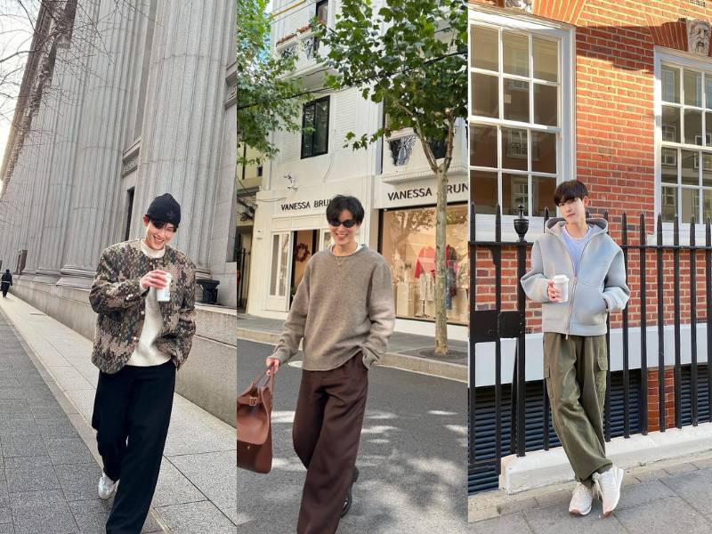outfit soft boy ala Both Nattapong (instagram.com/bbbothhh)