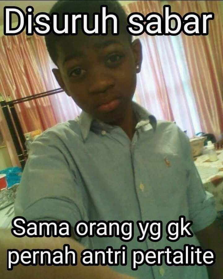meme disuruh sabar (x.com/recehtapisayng)