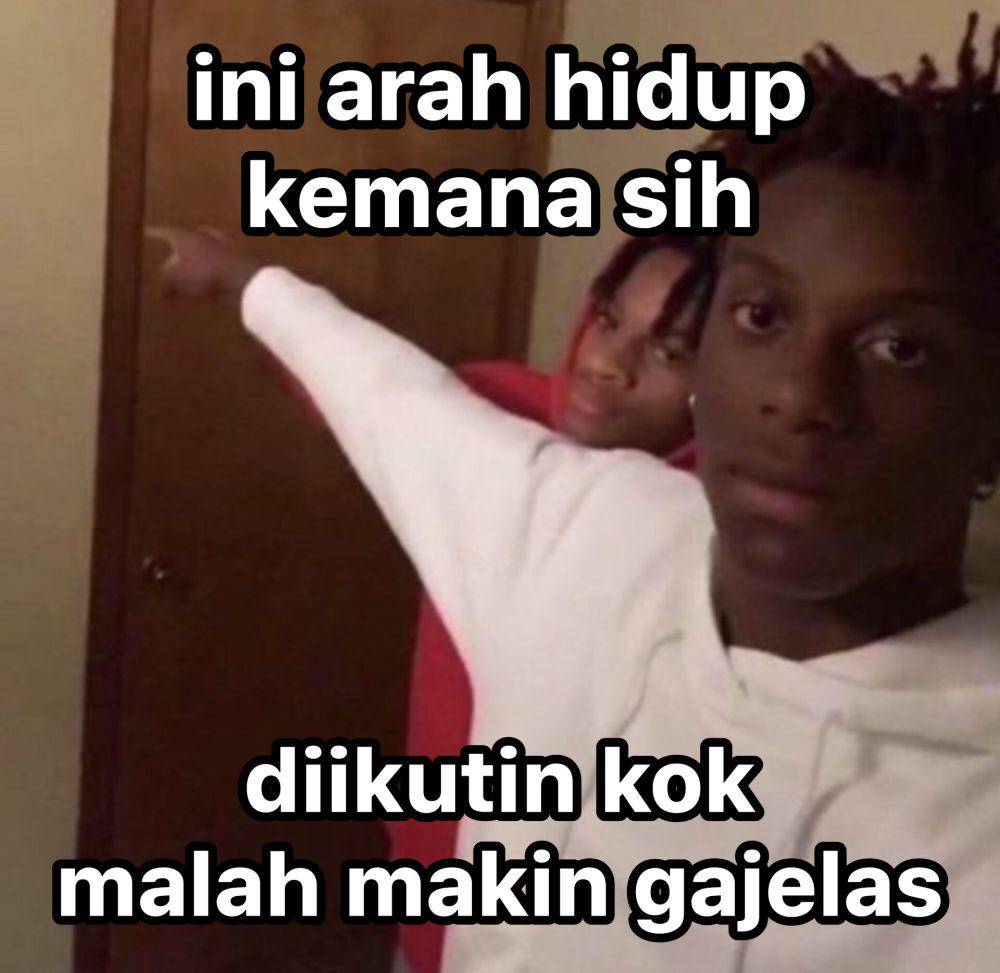 meme arti dan tujuan hidup (x.com/mukaikhlas)