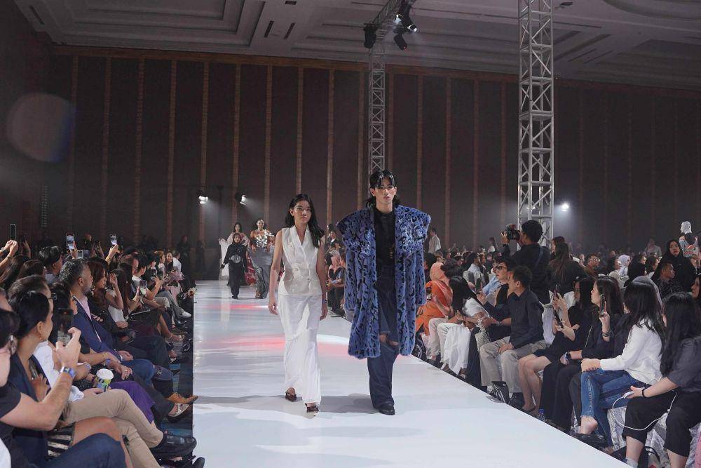Salah satu karya mahasiswi ESMOD Jakarta di Creative Show 2024. (Dok. ESMOD Jakarta)