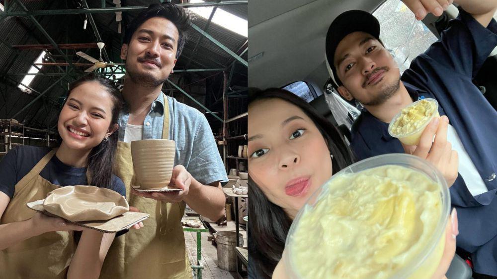 8 Potret Hanggini dan Luthfi Aulia Keliling Bogor Rayakan Anniversary