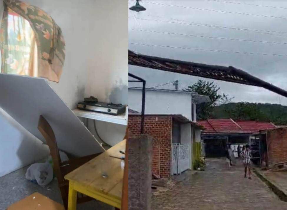 Atap Terbang, Angin Puting Beliung Hantam Rumah Warga Bandar Lampung
