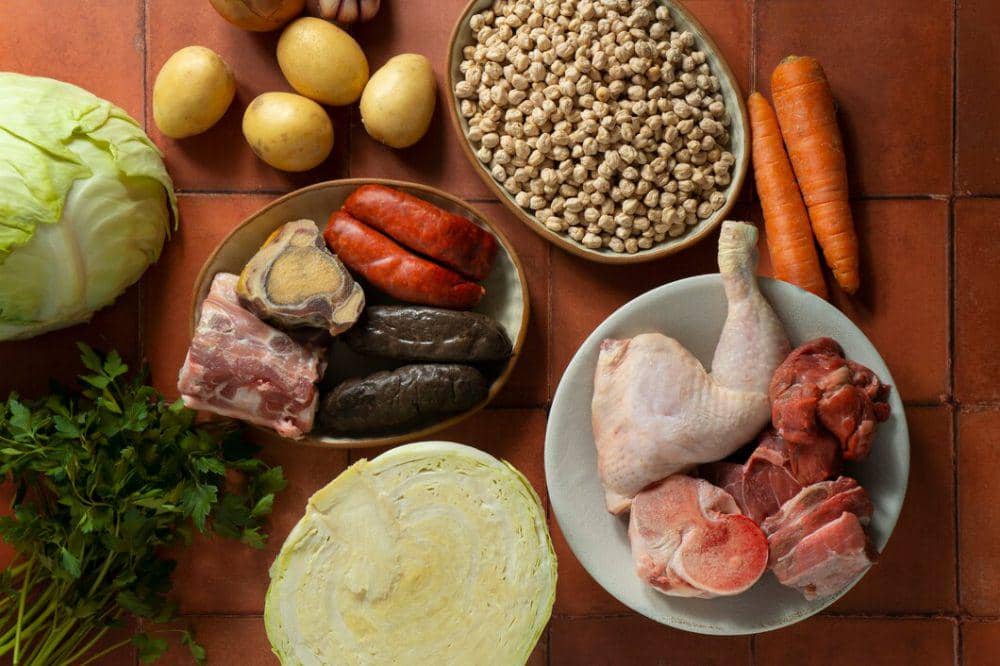 Sumber makanan zat besi.