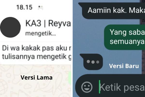 Perubahan Tanda 'Mengetik' di WhatsApp Jadi Titik Tiga
