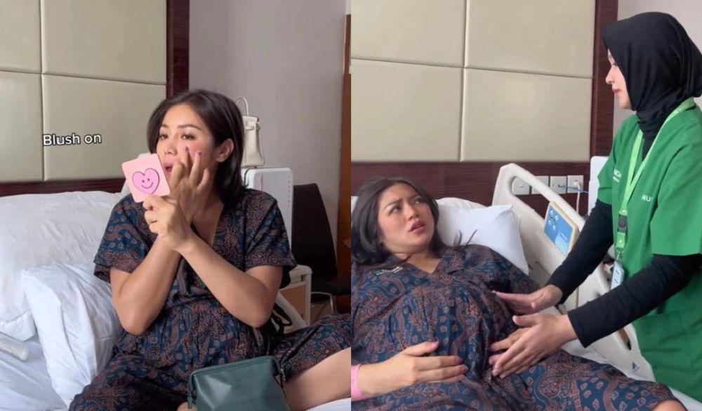 7 Potret Jessica Iskandar Sempatkan Dandan sebelum Lahiran Anak Ketiga