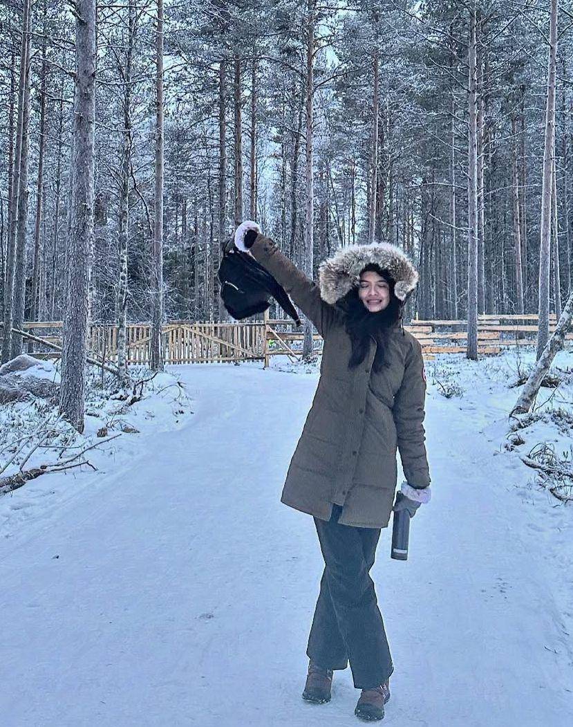 Raline Shah di Finlandia (instagram.com/ralineshah)