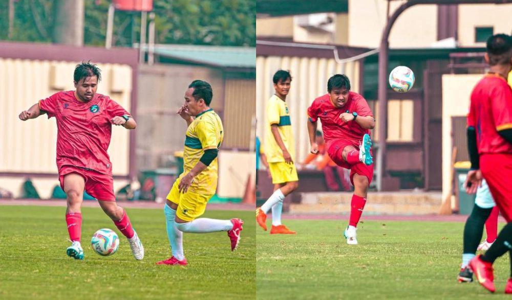 7 Potret Joshua Suherman Bermain Bola, Cosplay jadi Taro Misaki!