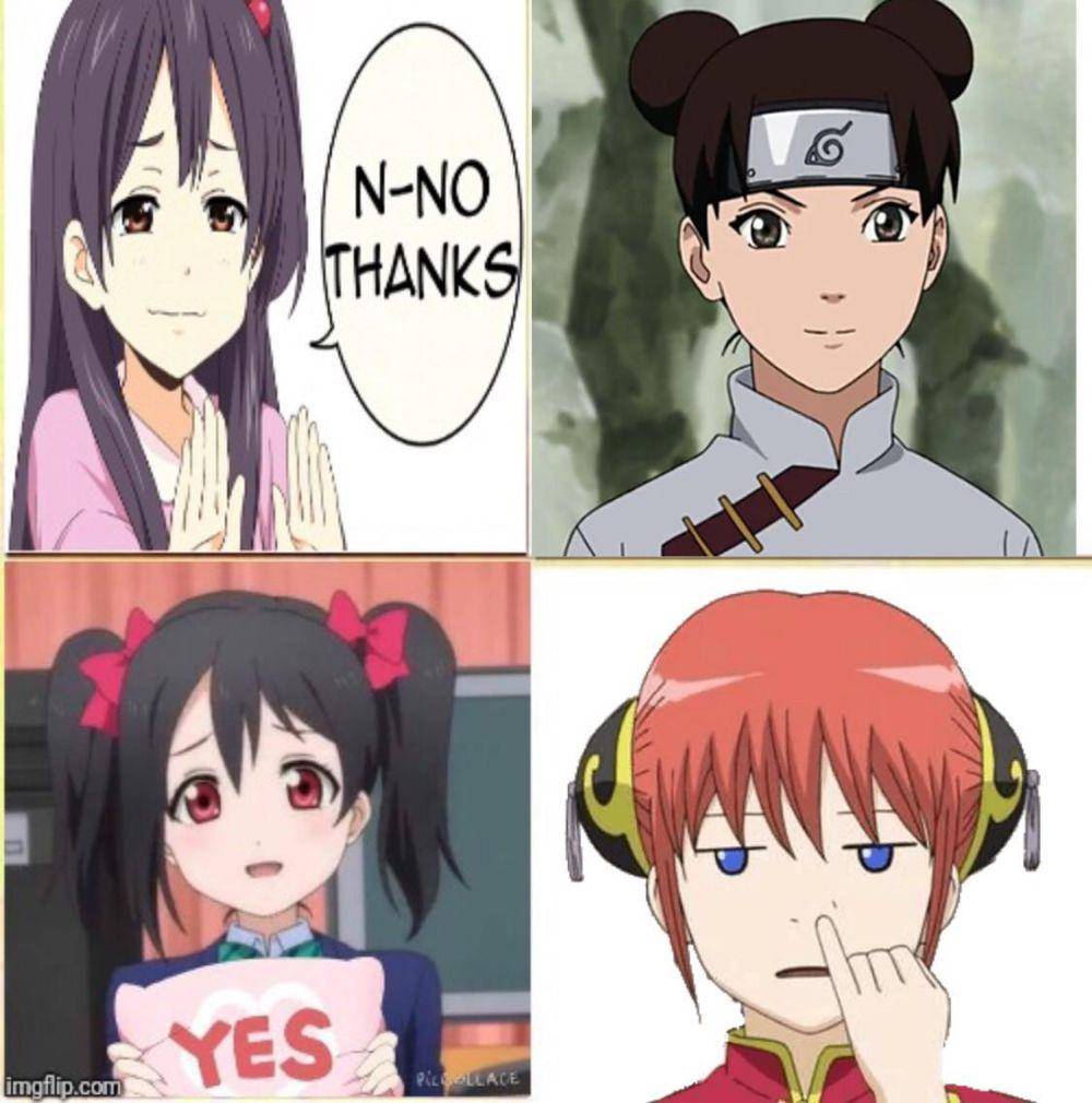 potret meme Kagura (reddit.com/r/Animemes)
