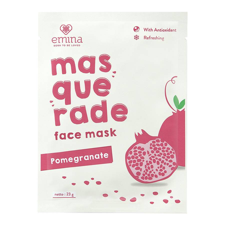 Emina Masquerade Face Sheet Mask Pomegranate (dok. EMINA)