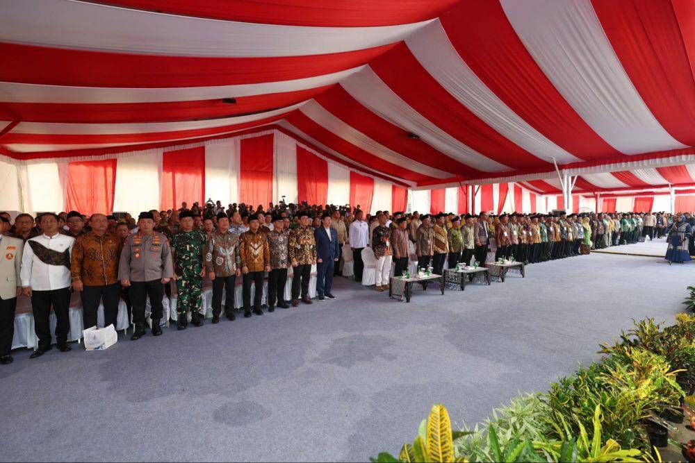 Presiden RI Prabowo Subianto menghadiri Pembukaan Sidang Tanwir dan Resepsi Milad Muhammadiyah ke-112 di Kupang, NTT, Rabu (4/12). (Tim Komunikasi Prabowo)