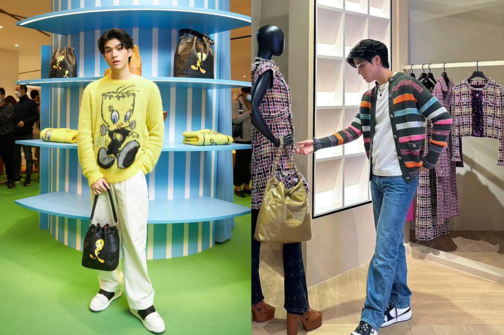 7 Inspirasi Outfit Knitwear ala Aktor Sky Wongravee, Comfy dan Catchy!
