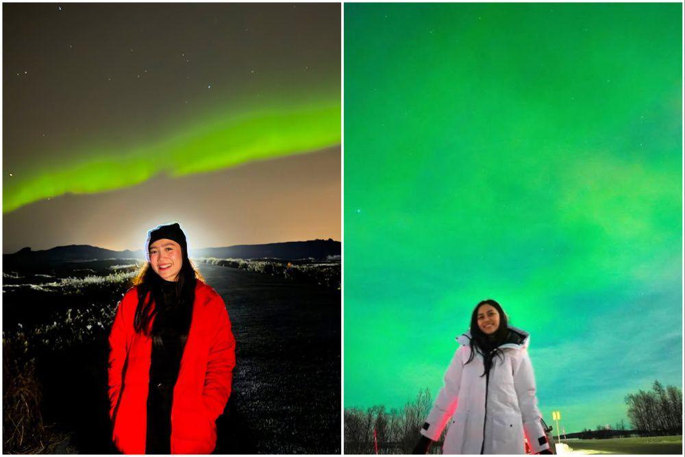 7 Seleb Beruntung Melihat Aurora di Tahun 2024, Penuh Perjuangan!