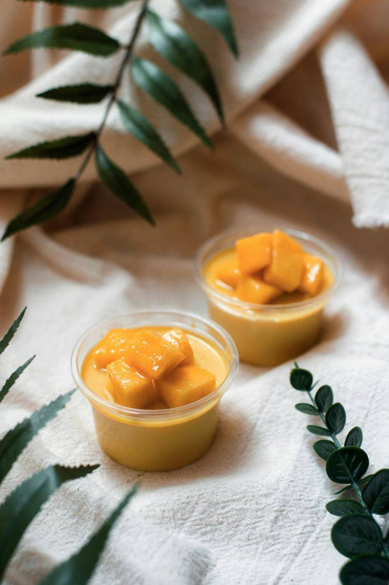 ilustrasi puding mangga (unsplash.com/Pariwat Pannium)