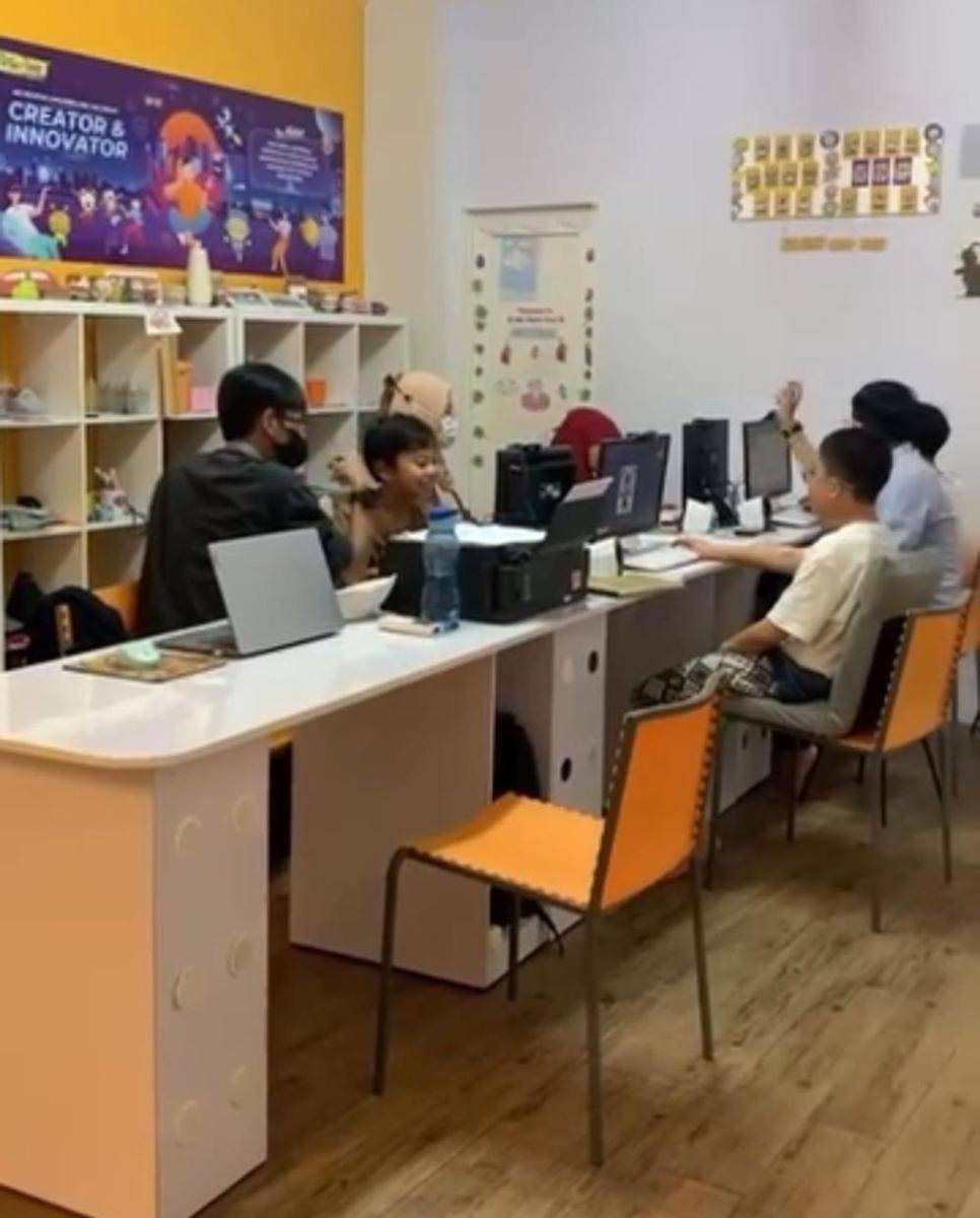 Proses Pembelajaran di Digikidz Lampung (Instagram/digikidzlampung)