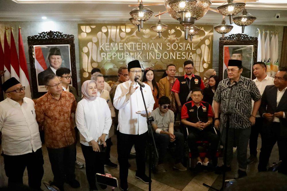 Kisruh Soal Donasi Agus, Mensos Minta Hentikan Perdebatan