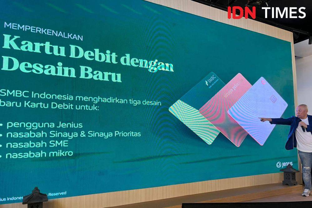 Jenius memperkenalkan tampilan baru kartu debit Visa (IDN Times/Ridwan Aji Pitoko)