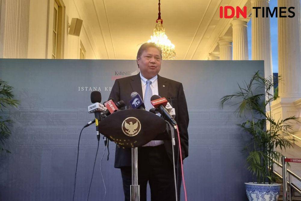 Menteri Koordinator Bidang Perekonomian, Airlangga Hartarto (IDN Times/Ilman Nafi'an)