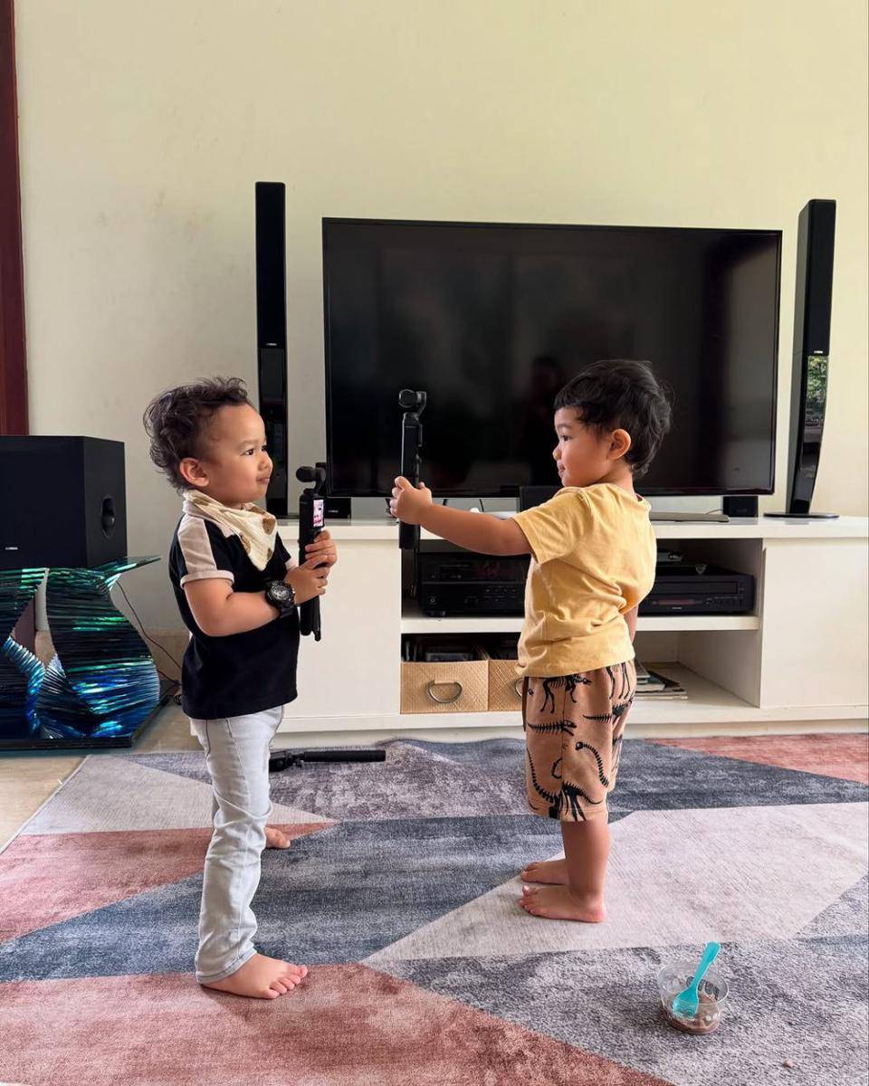 potret playdate Abe Cekut dan Kenkulus (instagram.com/abe.daily)