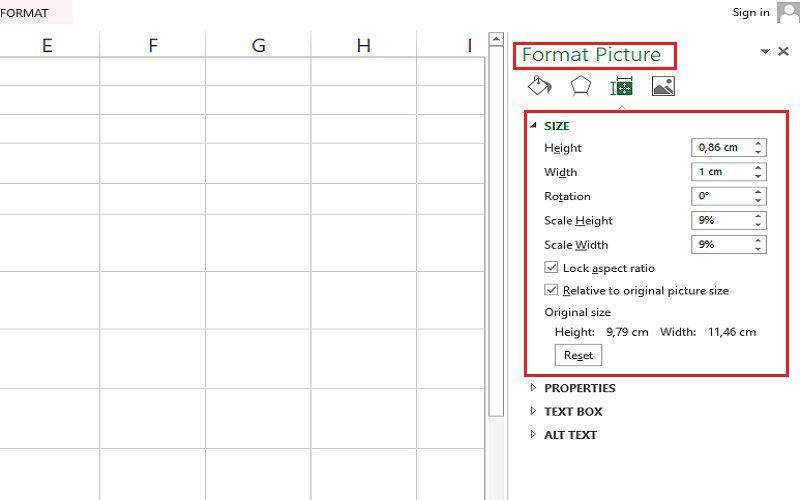 cara insert gambar di Excel sesuai ukuran sel (dok. pribadi/Jubaedah Haryani)