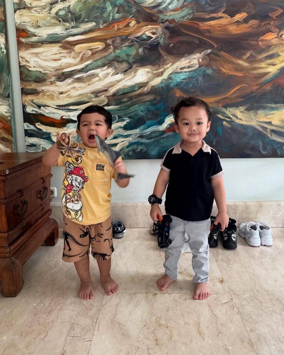 potret playdate Abe Cekut dan Kenkulus (instagram.com/abe.daily)
