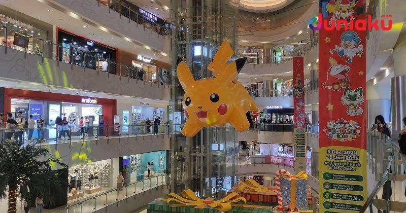 Balon Pikachu raksasa. (Dokumentasi Fudo dari duniaku.com)