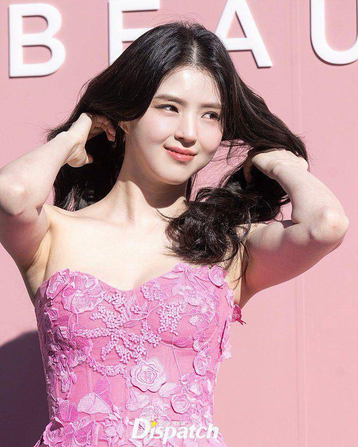 potret Han So Hee di Event Shark Beauty Air Styler Launcher Seoul (dok. Dispatch)