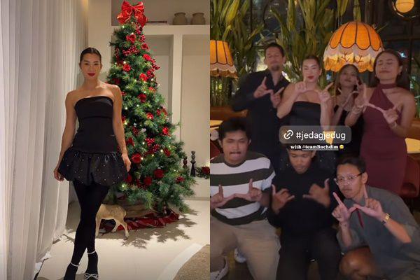 7 Potret Christmas Dinner 2024 Jennifer Bachdim, Bagi Kado ke Karyawan