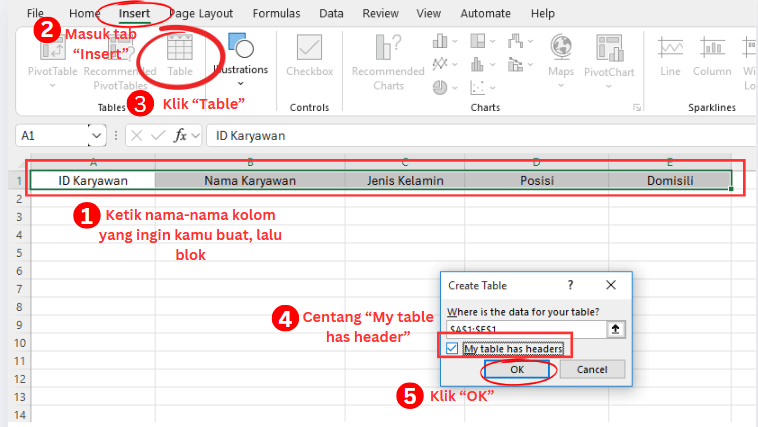 Cara Bikin Form Input Data di Excel, Gak Perlu Pakai Coding | IDN Times