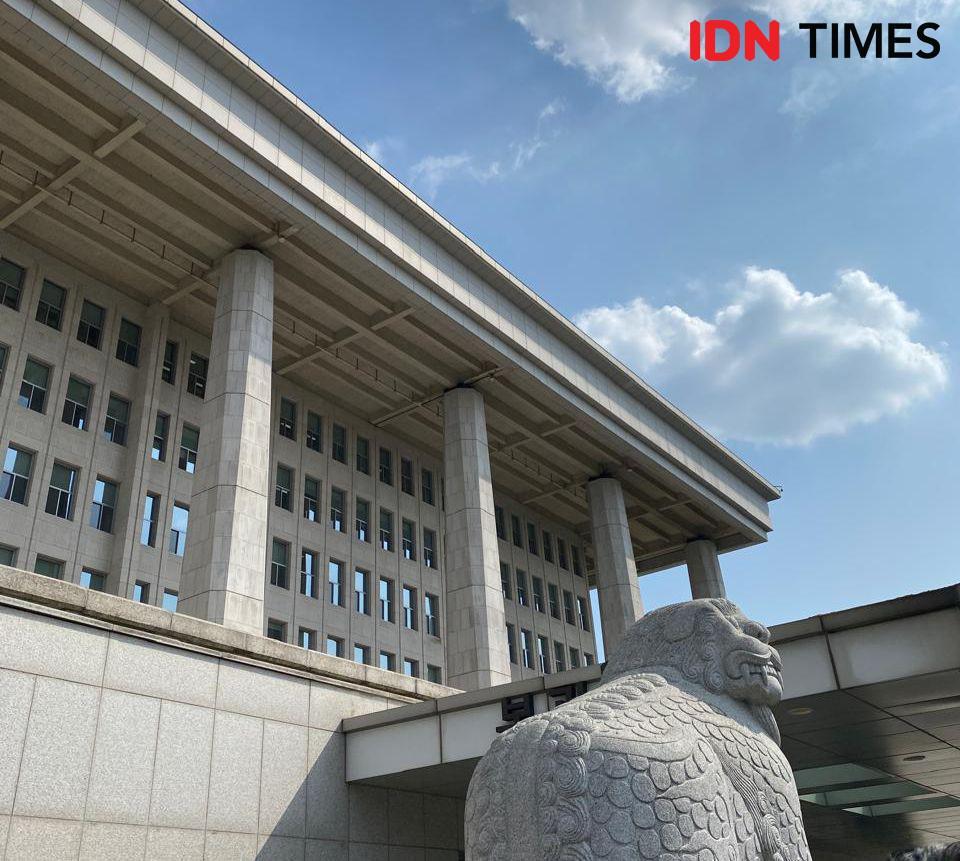 Demo Depan Gedung Parlemen Korsel Jelang Voting Pemakzulan Presiden