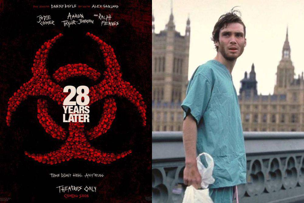 Cillian Murphy kembali membintangi 28 Years Later (dok. Sony Pictures Releasing/28 Years Later | Fox Searchlight Pictures/28 Days Later)