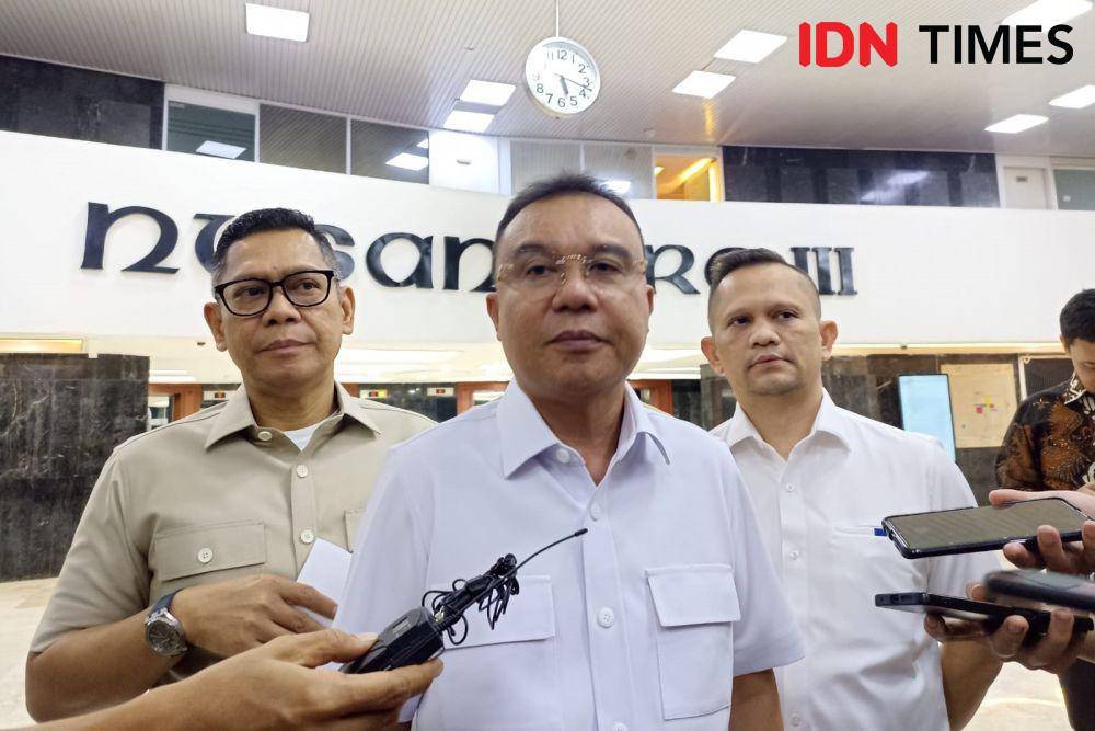 Wakil Ketua DPR RI Sufmi Dasco Ahmad mengatakan, pemerintah dan DPR sepakati komponen yang dibebaskan pajak. (IDN Times/Amir Faisol)