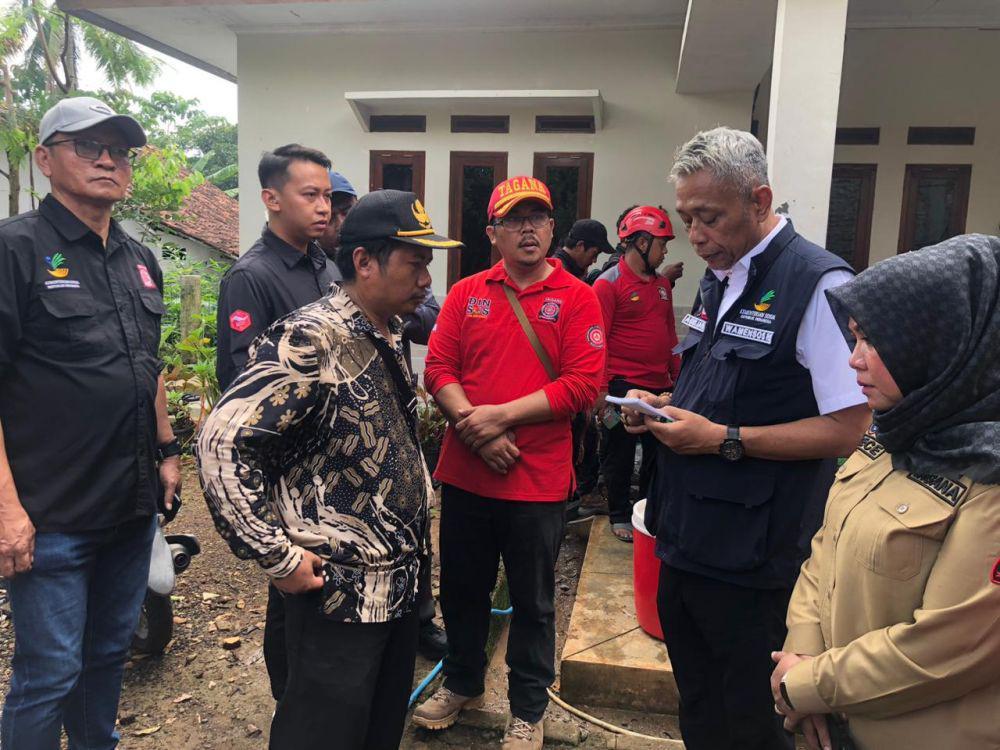 Tinjau Lokasi Bencana Sukabumi, Wamensos Pastikan Kebutuhan Pengungsi