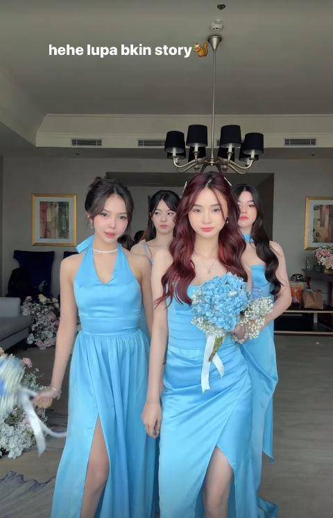 bridesmaid Nita Vior (Instagram.com/catherineealicia)
