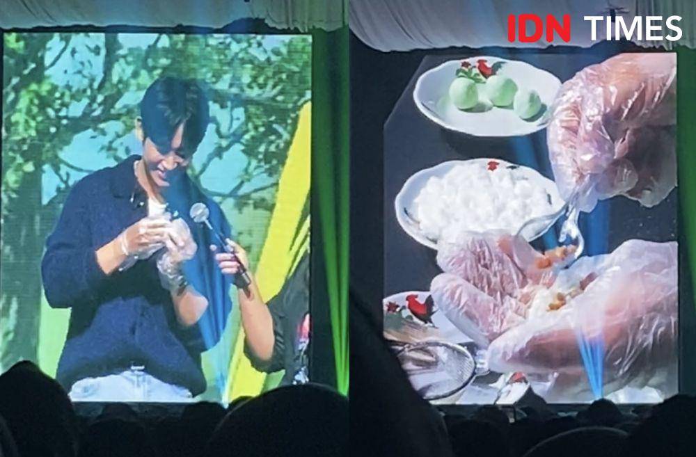 potret fan meeting Jung Hae In “Our Time” di Balai Kartini, Jakarta, Sabtu (7/12/2024) (dok. IDN Times/Rani Asnurida)