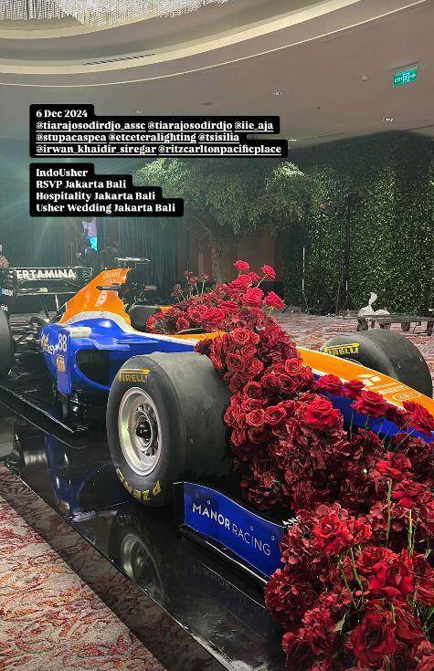 resepsi Rio Haryanto dan Athina (Instagram.com/indousher)
